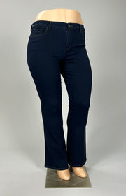 SALE! BT-C  M-109   {Style & Co} Dark Navy Bootcut Jeans Retail €49.00 PLUS SIZE 16W 18W