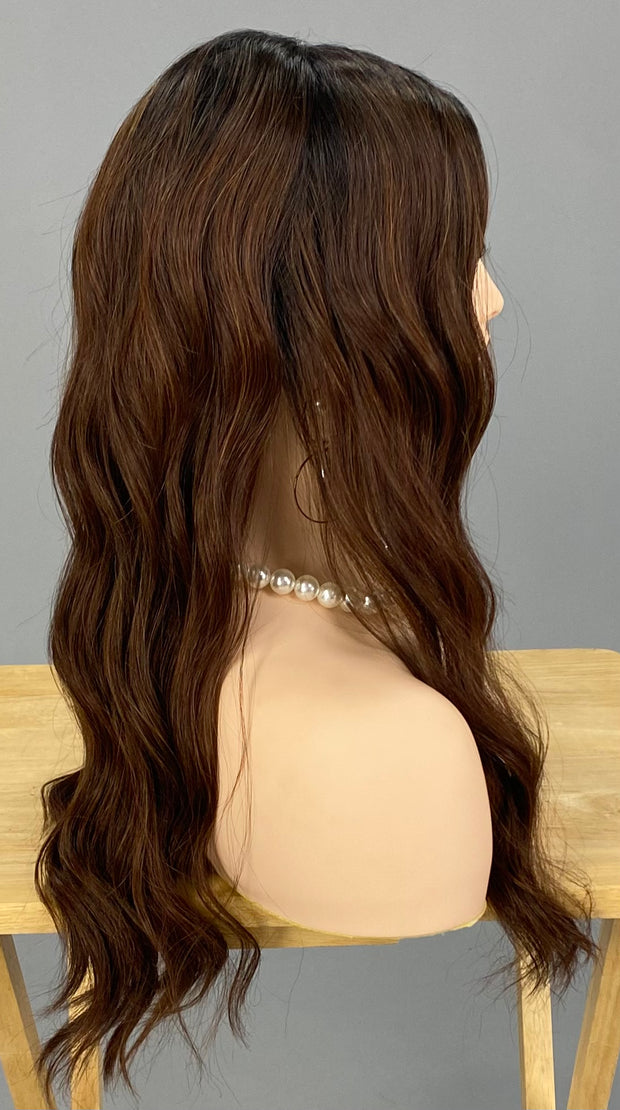 SALE!! "Maxwella 22" (Cola with Cherry) Luxury Wig